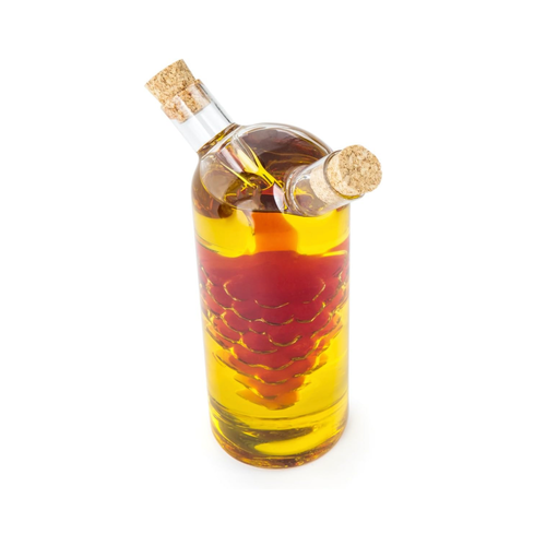 Fox Run Oil and Vinegar Glass Cruet Grapes Fox Run Oil and Vinegar Glass Cruet Grapes