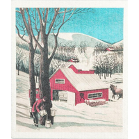 Swedish Cloth Maple Sugar Shack