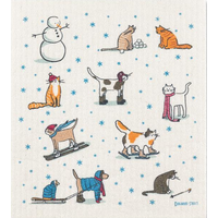 Swedish Cloth Winter Sports Cats