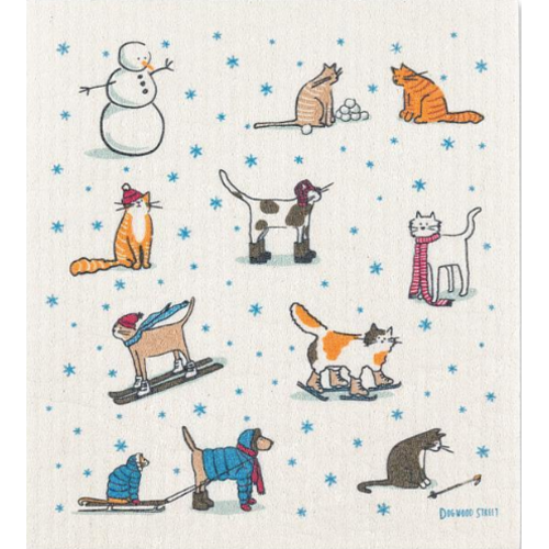 Abbott Swedish Cloth Winter Sports Cats Abbott Swedish Cloth Winter Sports Cats