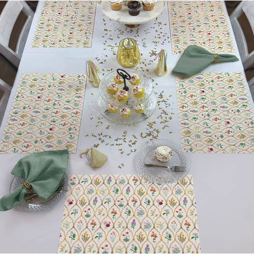 CounterArt Placemats Premium Paper Wildflowers 24pk