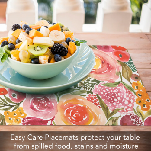 CounterArt Placemat Reversible Full Bloom