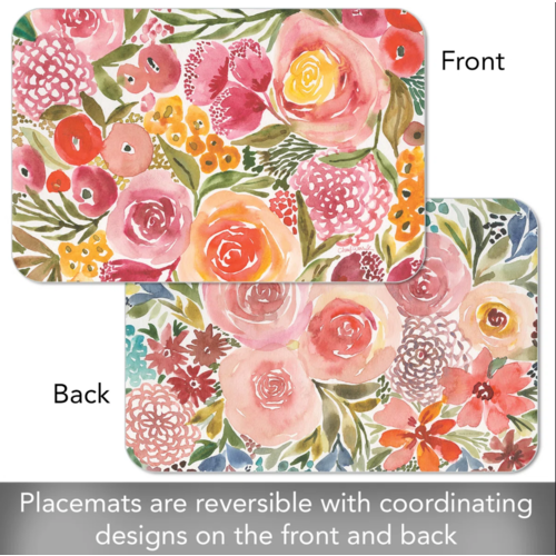 CounterArt Placemat Reversible Full Bloom