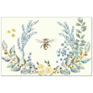 CounterArt Placemats Premium Paper Bee Crest 24pk CounterArt Placemats Premium Paper Bee Crest 24pk