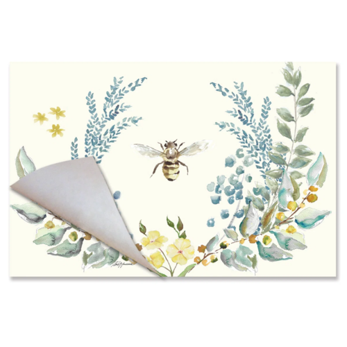 CounterArt Placemats Premium Paper Bee Crest 24pk