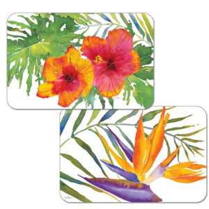 CounterArt Placemat Reversible Tropical Paradise