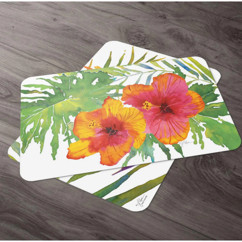 CounterArt Placemat Reversible Tropical Paradise