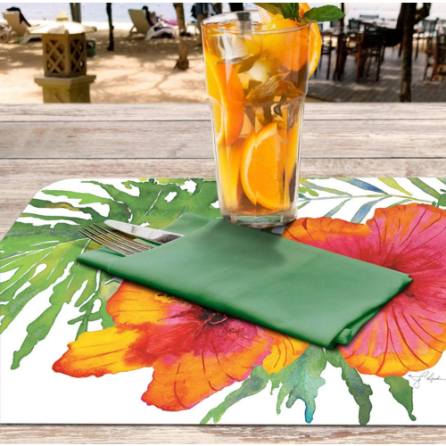 CounterArt Placemat Reversible Tropical Paradise