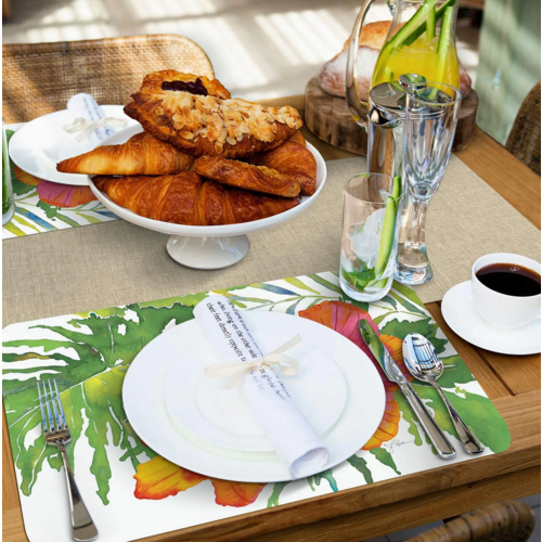 CounterArt Placemat Reversible Tropical Paradise