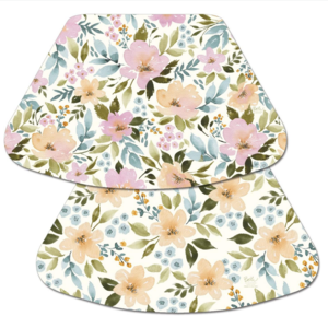 CounterArt Placemat Reversible Wedge Cascade Floral