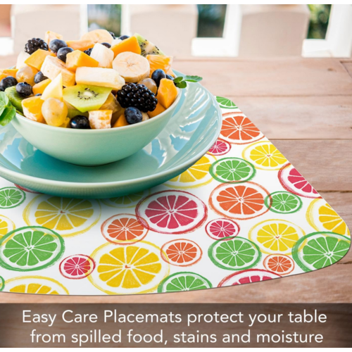 CounterArt Placemat Reversible Wedge Fruity Summer
