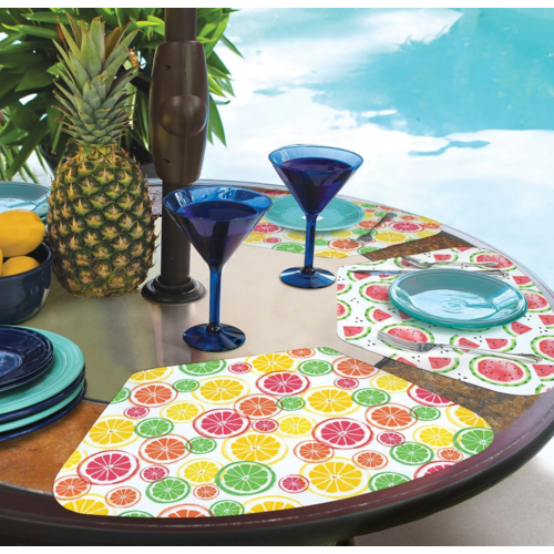 CounterArt Placemat Reversible Wedge Fruity Summer