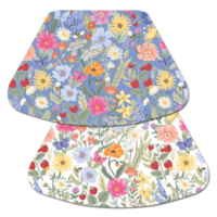 Placemat Reversible Wedge Meadow Floral