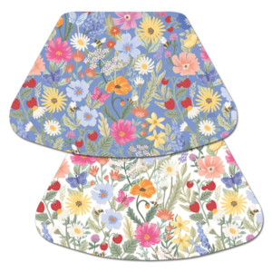 CounterArt Placemat Reversible Wedge Meadow Floral