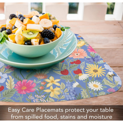 CounterArt Placemat Reversible Wedge Meadow Floral