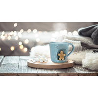 Snowflake Mug Gingerbread Man