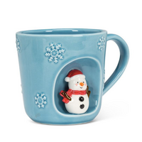 Snowflake Mug Snowman