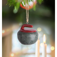 Tree Ornament Curling Rock