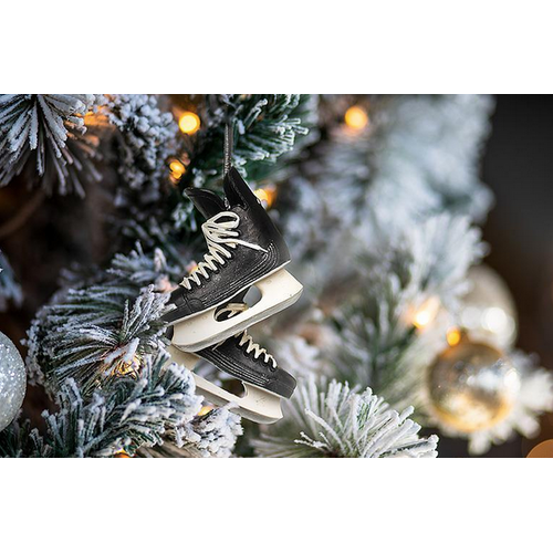 Abbott Tree Ornament Black Hockey Skates