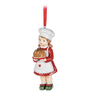 Abbott Tree Ornament Baker Girl Abbott Tree Ornament Baker Girl