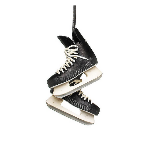 Abbott Tree Ornament Black Hockey Skates