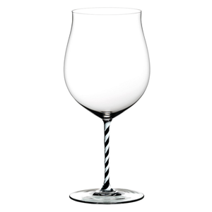 Riedel Fatto A Mano Burgundy Grand Cru Black & White Twisted
