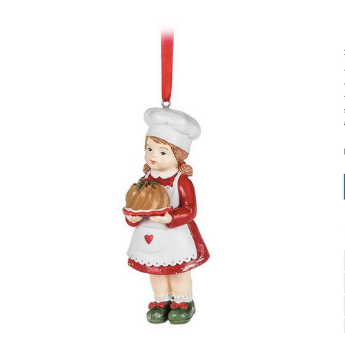 Abbott Tree Ornament Baker Girl Abbott Tree Ornament Baker Girl