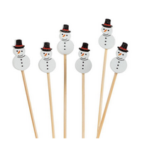 Snowman Picks 100 pcs