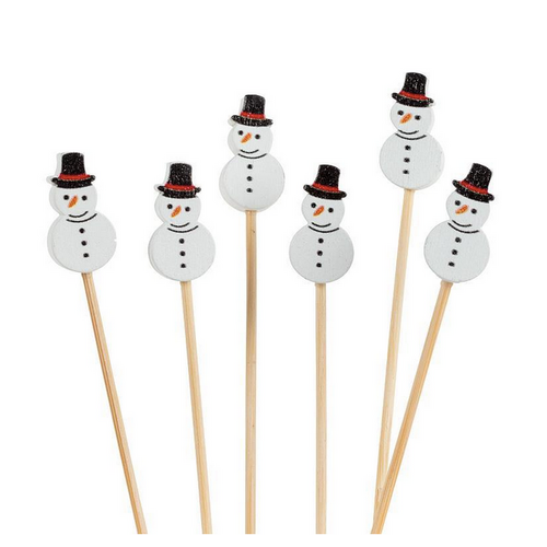 Abbott Snowman Picks 100 pcs Abbott Snowman Picks 100 pcs