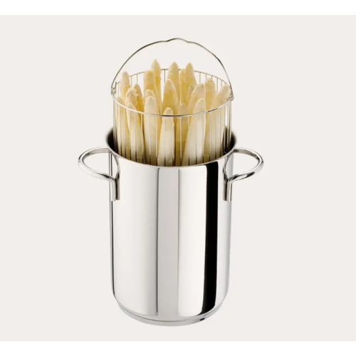 Cristel USA Inc. CRISTEL Asparagus Pot with Glass Lid