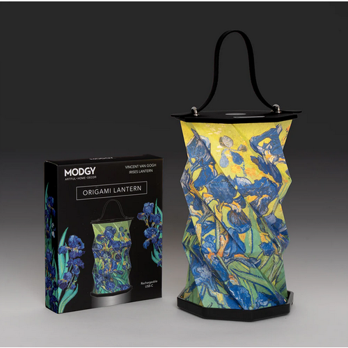 MODGY Origami Rechargeable Lantern Van Gogh Irises