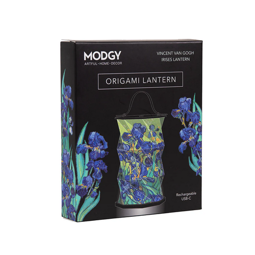 MODGY Origami Rechargeable Lantern Van Gogh Irises