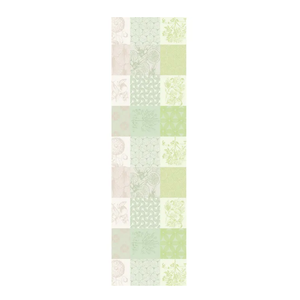 Garnier Thiebaut Garnier Thiebaut Table Runner Mille Parfum Verde Green Sweet 14 x 50 Inch