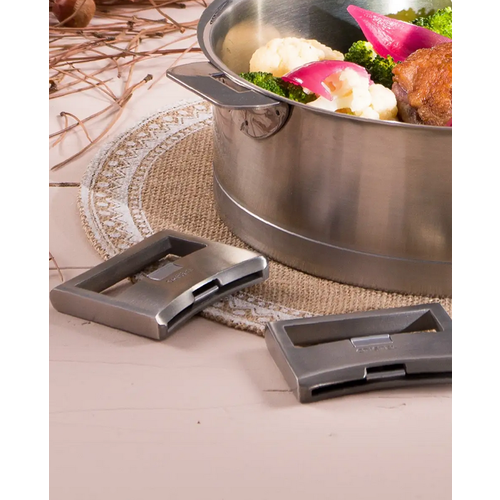 Cristel USA Inc. CRISTEL Removable Side Handle (Single) Stainless Steel