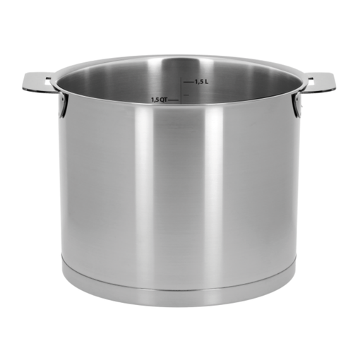 Cristel USA Inc. CRISTEL Saucepan Tall Milk Pot 1.5qt with Lid Cristel USA Inc. CRISTEL Saucepan Tall Milk Pot 1.5qt with Lid