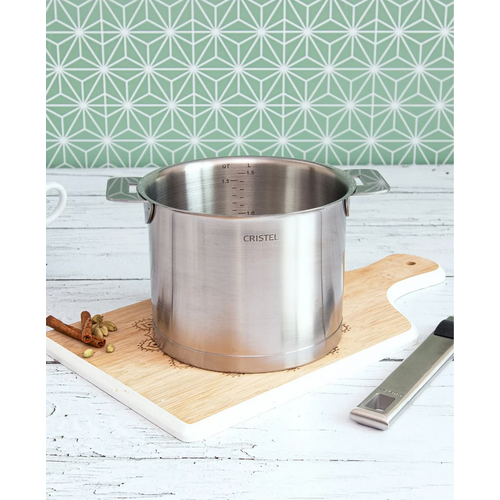 Cristel USA Inc. CRISTEL Saucepan Tall Milk Pot 1.5qt with Lid