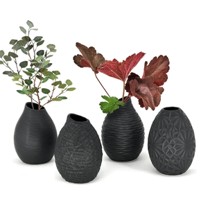 BIA Petite Textured Mini Vase Assorted Black BIA Petite Textured Mini Vase Assorted Black