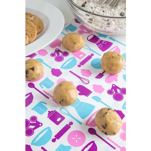 Fox Run BAKELICIOUS Baking Mix 2-Sided Silicone Bake Mat