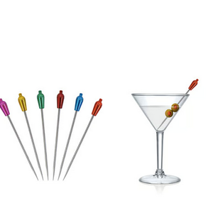 Fox Run Colourful Shakers Cocktail Picks
