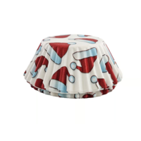 Baking Cups Santas Hat 50pc