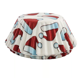 Fox Run Baking Cups Santas Hat 50pc