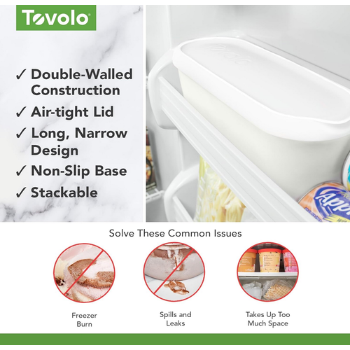 TOVOLO Glide-a-Scoop Ice Cream Tub 1.5qt