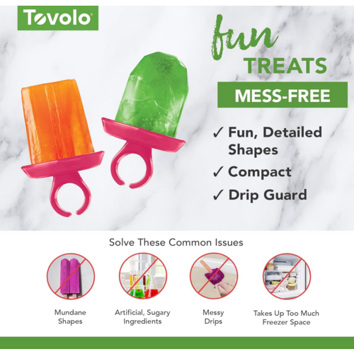 TOVOLO Jewel Pop Mold Set of 6