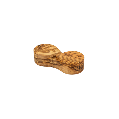 BERARD Double Salt Keeper Olive Wood