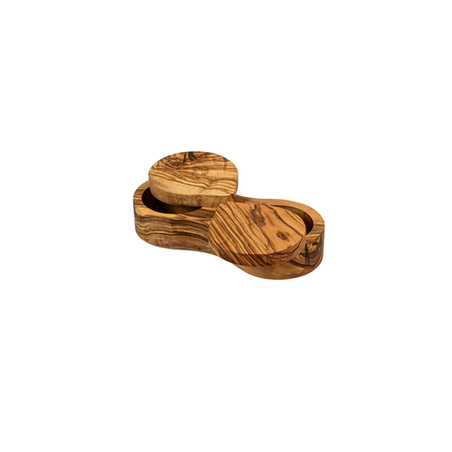 BERARD Double Salt Keeper Olive Wood