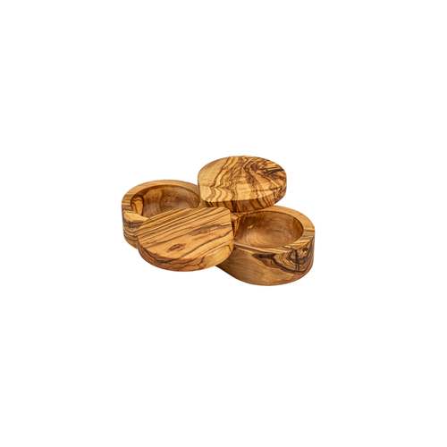 BERARD Double Salt Keeper Olive Wood