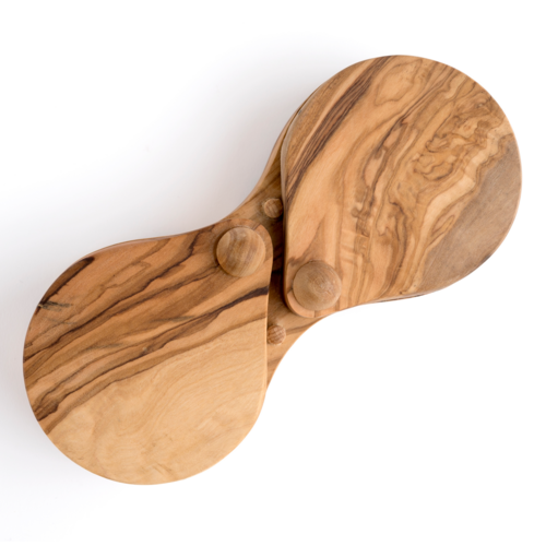 BERARD Double Salt Keeper Olive Wood