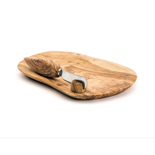 BERARD Butter Dish with Spreader Olive Wood BERARD Butter Dish with Spreader Olive Wood