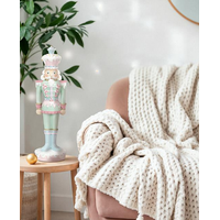 Nutcracker Candy Soldier Shiny Blue