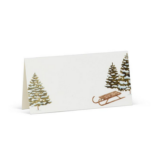 Abbott Placecard Winter Houses 12 pcs Abbott Placecard Winter Houses 12 pcs